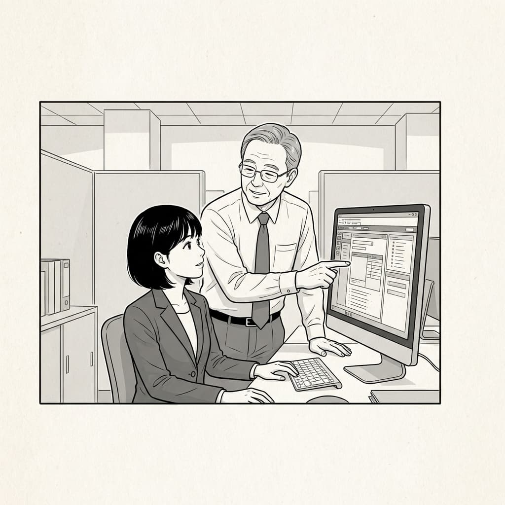 ビジネス漫画風(business)