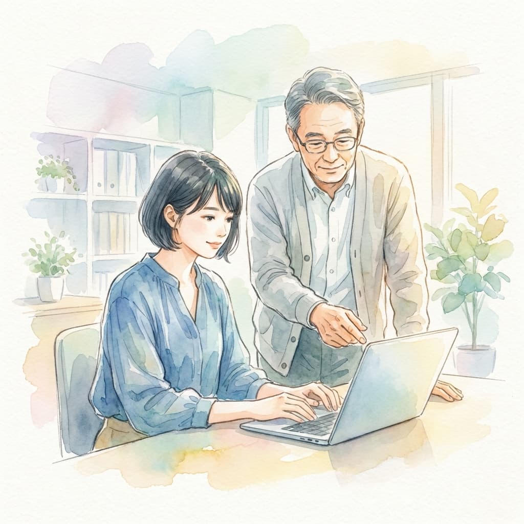 水彩イラスト風(watercolor)