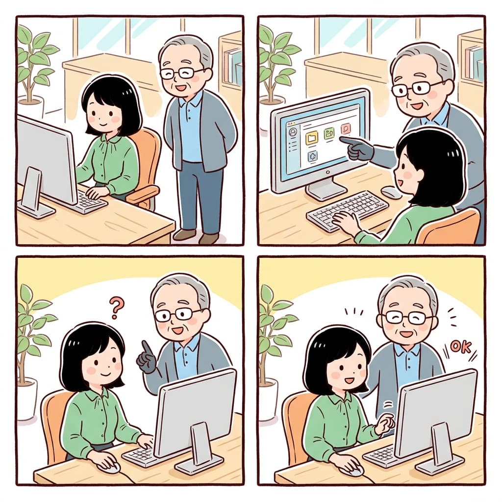 ゆるい4コマ風(yurui)