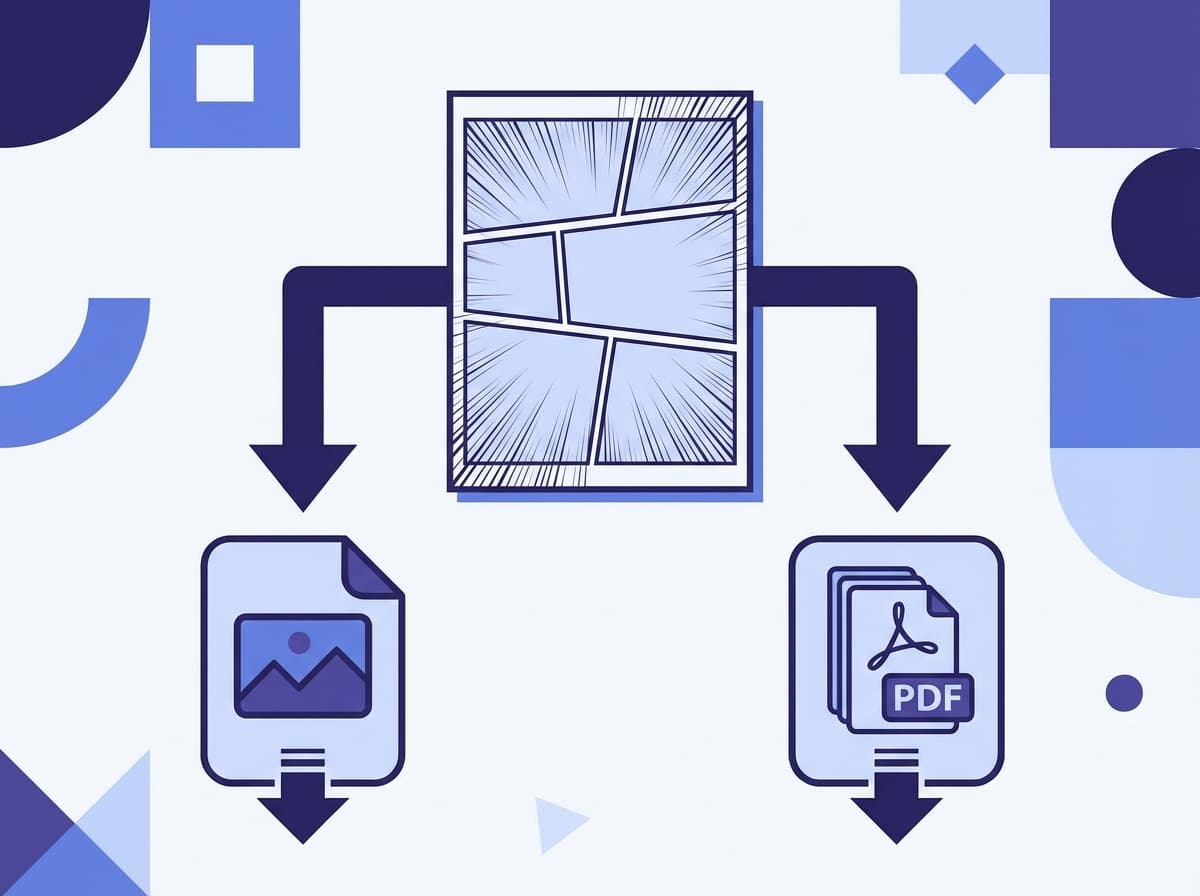 PNG・PDF出力でオフライン活用
